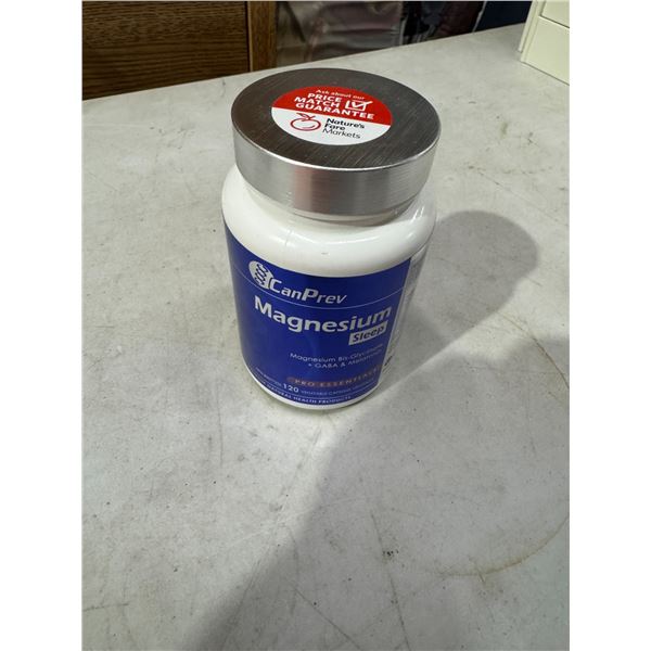 Magnesium opened only one or two used container says expires March 2027