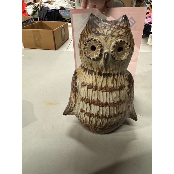 Owl decor 11 1/2 inches tall