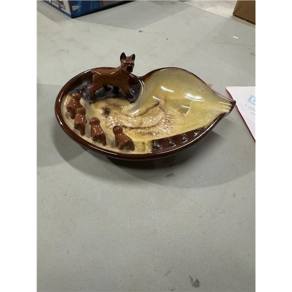 Pottery ashtray