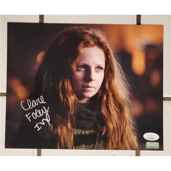 Clare Foley.  Gotham’s Poison Ivy.  Signed 8” x 10” Photo. JSA COA.