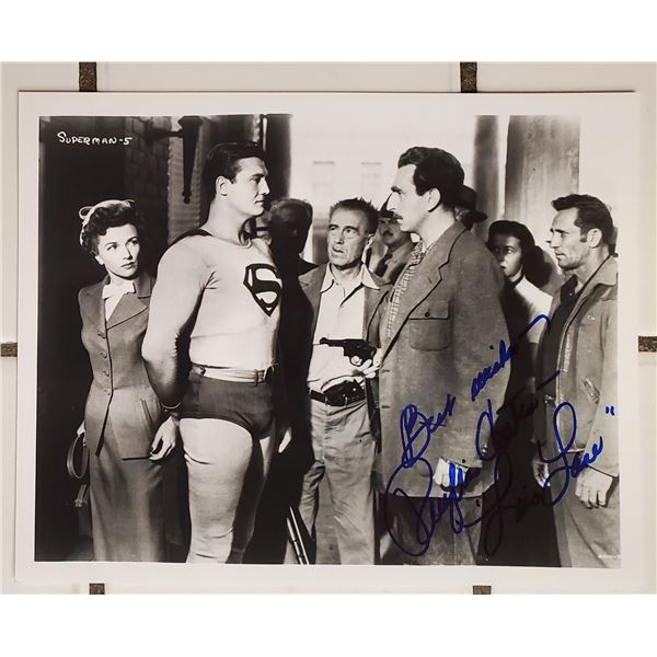 Phyllis Coates.  Lois Lane on Superman.  8x10 Signed Photo. JSA COA.