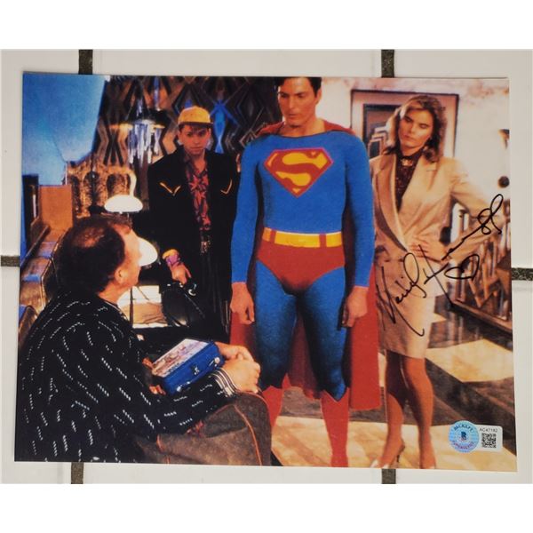 Mariel Hemingway. Lacy Warfield on Superman.  8x10 Signed Photo. Beckett COA.