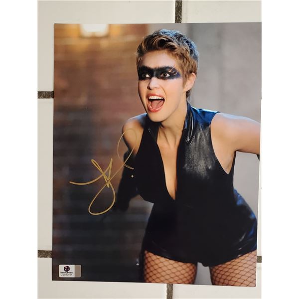 Alaina Huffman. Black Canary.  8” x 10” Signed Photo. Global Authentics COA.