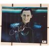 Image 1 : Tom Hiddlstone Signed 8x10 Photo.  Loki.  Global Authentics COA.