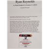 Image 2 : Ryan Reynolds.  Signed 8” x 10” Photo.  Deadpool.  Global Authentics COA.