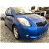 Image 8 : A12G -- 2006 TOYOTA YARIS, BLUE, 199560 KMS, FRONT WHEEL DRIVE