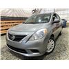 Image 2 : C6J -- 2014 NISSAN VERSA SV, GREY, 132632 KMS, FRONT WHEEL DRIVE