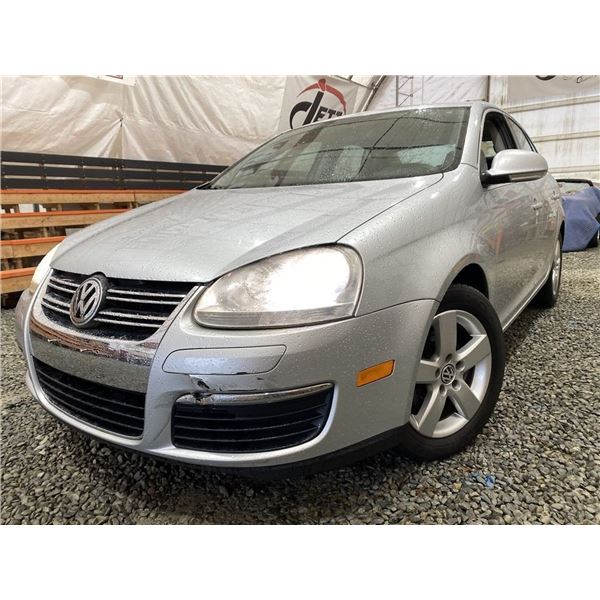 A12Q -- 2008 VW JETTA, SILVER, 142449 KMS, FRONT WHEEL DRIVE