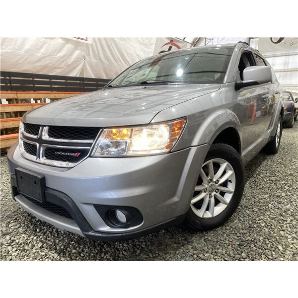 A12G -- 2015 DODGE JOURNEY, GREY, 201110 KMS, FRONT WHEEL DRIVE
