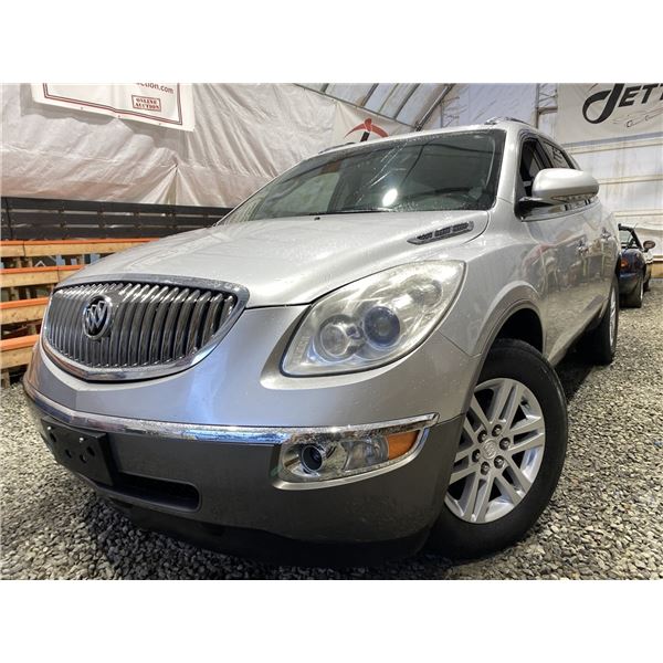A12K -- 2009 BUICK ENCLAVE, GREY, 225387 KMS, FRONT WHEEL DRIVE