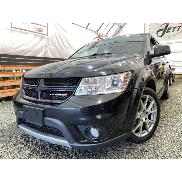 C6Q -- 2012 DODGE JOURNEY RT, BLACK, 162009 KMS, ALL WHEEL DRIVE