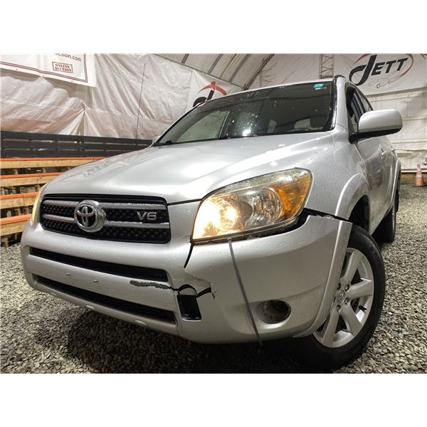 C6R -- 2007 TOYOTA RAV 4, GREY, 274542 KMS, FOUR WHEEL DRIVE