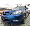 Image 2 : A2 -- 2008 MAZDA 3, BLUE, 280572 KMS, FRONT WHEEL DRIVE