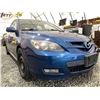 Image 8 : A2 -- 2008 MAZDA 3, BLUE, 280572 KMS, FRONT WHEEL DRIVE