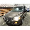 Image 3 : A12R -- 2009 PONTIAC MONTANNA, BROWN, TMU KMS, FRONT WHEEL DRIVE