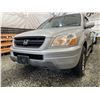 Image 2 : A12ZM -- 2003 HONDA PILOT, SILVER, 241523 KMS, FOUR WHEEL DRIVE