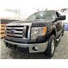 Image 2 : B6E -- 2012 FORD F150, BLACK, TMU, 4X4