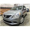 Image 2 : C6J -- 2014 NISSAN VERSA SV, GREY, 132632 KMS, FRONT WHEEL DRIVE