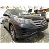 Image 8 : C6X -- 2013 HONDA CRV AWD, BLACK, 224838 KMS, ALL WHEEL DRIVE