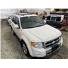 Image 10 : D2 -- 2012 FORD ESCAPE LIMITED, WHITE, 112382 KMS, FRONT WHEEL DRIVE