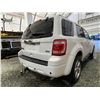 Image 14 : D2 -- 2012 FORD ESCAPE LIMITED, WHITE, 112382 KMS, FRONT WHEEL DRIVE