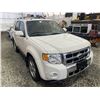 Image 9 : D2 -- 2012 FORD ESCAPE LIMITED, WHITE, 112382 KMS, FRONT WHEEL DRIVE