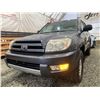 Image 2 : D3 -- 2003 TOYOTA 4 RUNNER, GREY, 256758 TMU KMS, 4X4