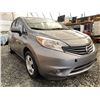 Image 8 : D4 -- 2014 NISSAN VERSA NOTE SV, SILVER,  133197 KMS, FRONT WHEEL DRIVE