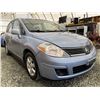 Image 8 : A4 -- 2009 NISSAN VERSA, BLUE, 246973 KMS, FRONT WHEEL DRIVE
