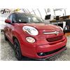 Image 8 : A12X -- 2014 FIAT 500L EASY, RED, 165122 KMS, FRONT WHEEL DRIVE