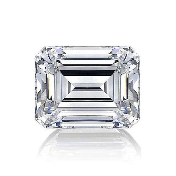 Brilliant White Emerald Cut Diamond 3 Cts - IGI Certifed