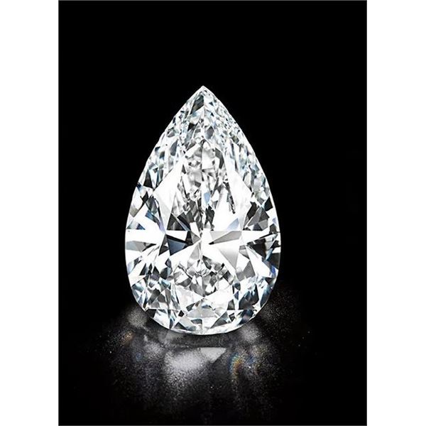 Lab Pear Shape Diamond 5.00 Cts - E/VVS