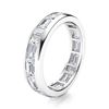 Image 1 : Gold & Lab Round Diamond 5.00 Cts Eternity Ring