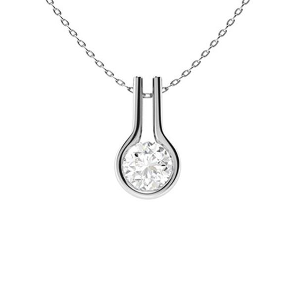 Gold & White Diamonds 2 Cts Necklace - E/VVS