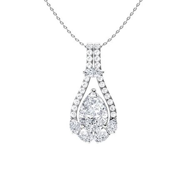 Gold & White Diamonds 3.50 Cts Necklace - E/VVS