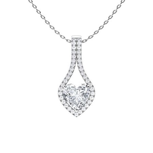 Gold & White Diamonds 3 Cts Necklace - E/VVS