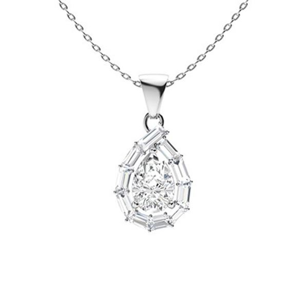 Gold & White Diamonds 3.50 Cts Necklace - E/VVS