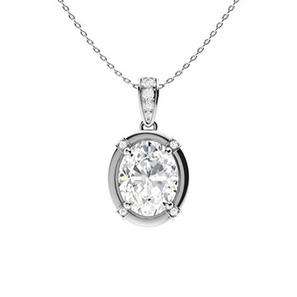 Gold & White Diamonds 2.50 Cts Necklace - E/VVS