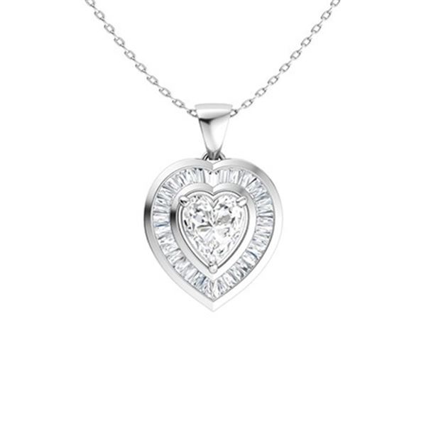 Gold & White Diamonds 2.50 Cts Necklace - E/VVS
