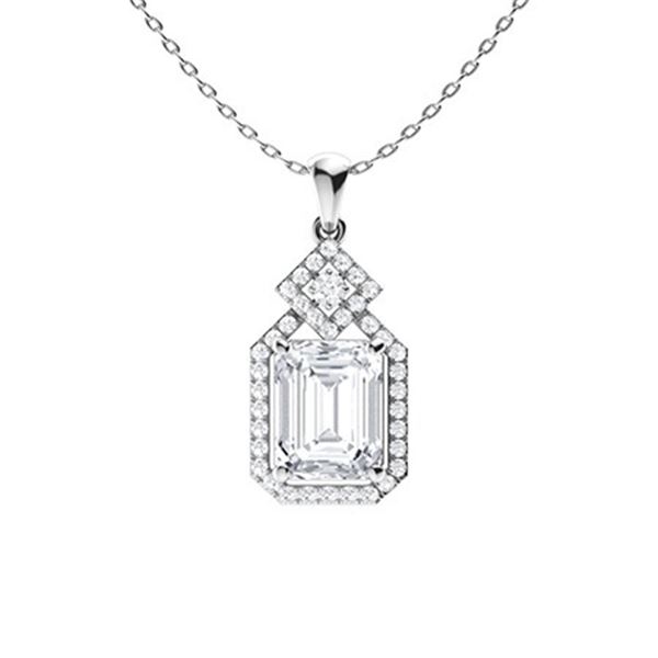 Gold & White Diamonds 2 Cts Necklace - E/VVS