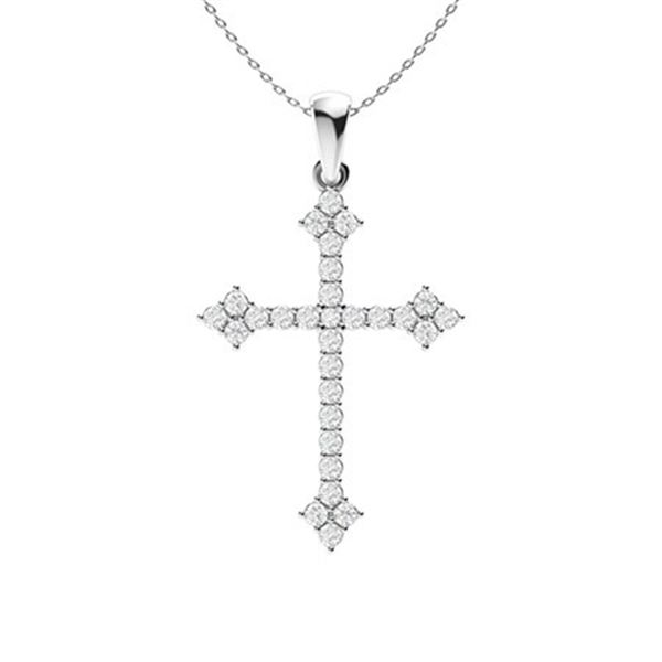 Gold & White Diamonds 2 Cts Necklace - E/VVS