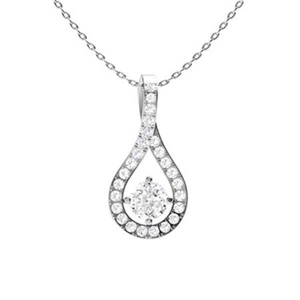 Gold & White Diamonds 2.50 Cts Necklace - E/VVS