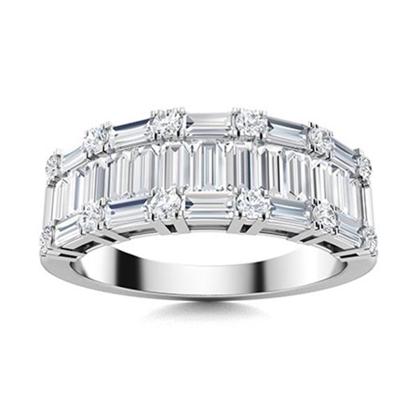 Gold & White Diamond 5 Cts  Ring