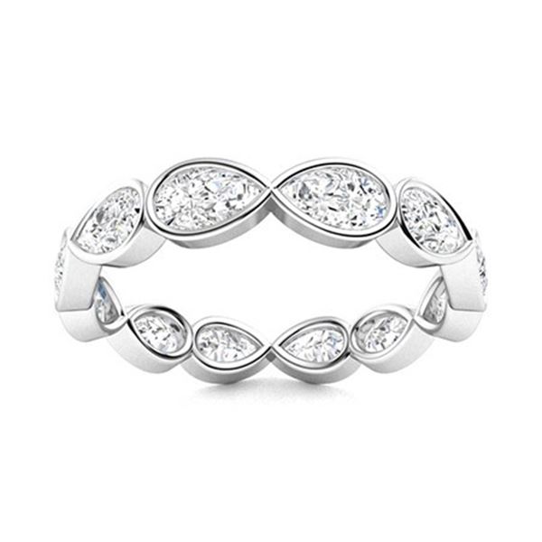 Gold & White Diamond 5.00 Cts Eternity Ring