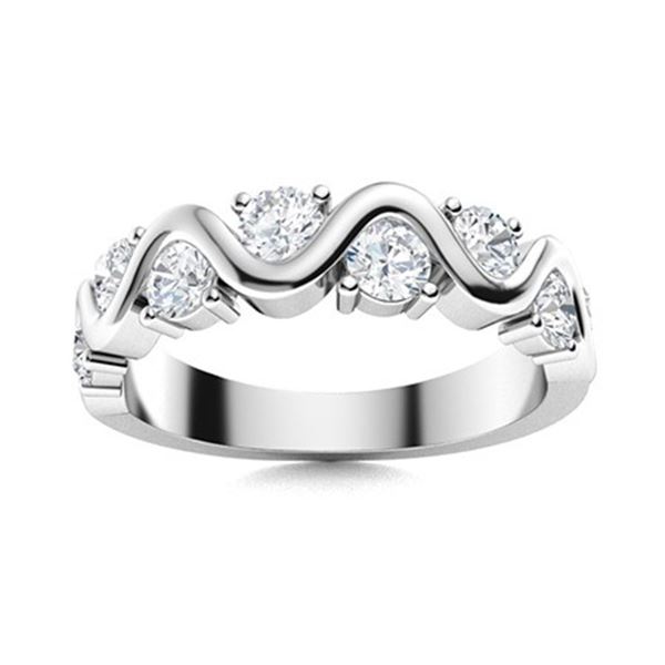 Gold & White Diamond 2 Cts  Ring