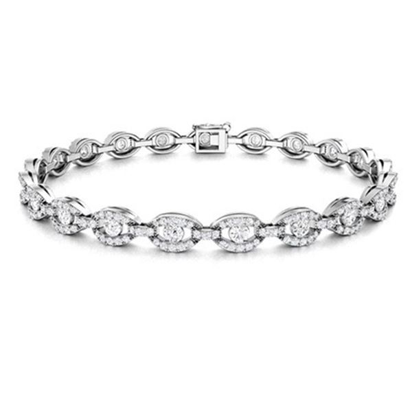 Gold & White Diamonds 17.52 Cts Bracelet