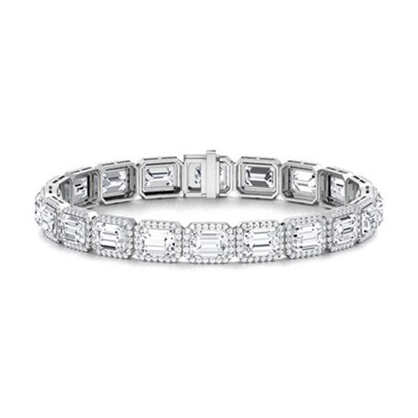 Gold & White Diamonds 27.32 Cts Bracelet