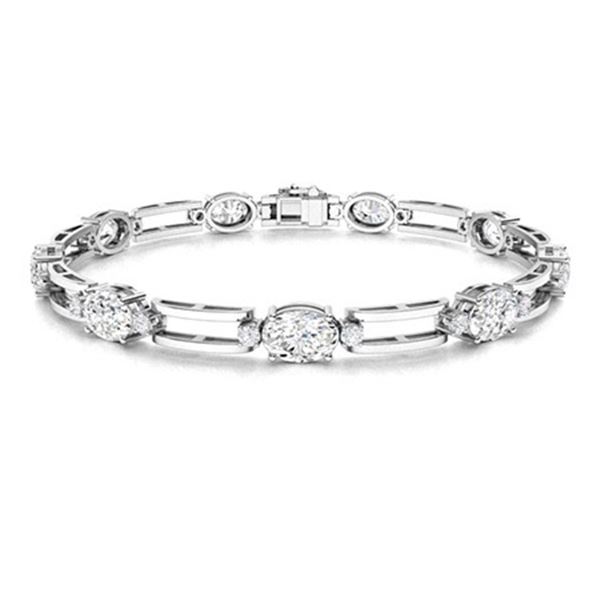 Gold & White Diamonds 12.27 Cts Bracelet