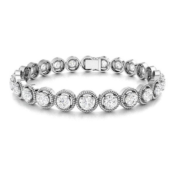Gold & White Diamonds 11.22 Cts Bracelet