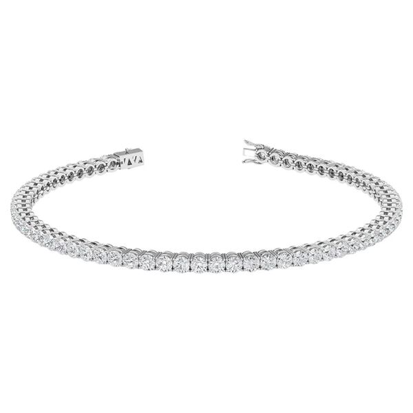 Gold & Brilliant White Diamond 13.25 Cts Bracelet